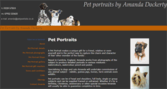 Desktop Screenshot of petpawtraits.co.uk